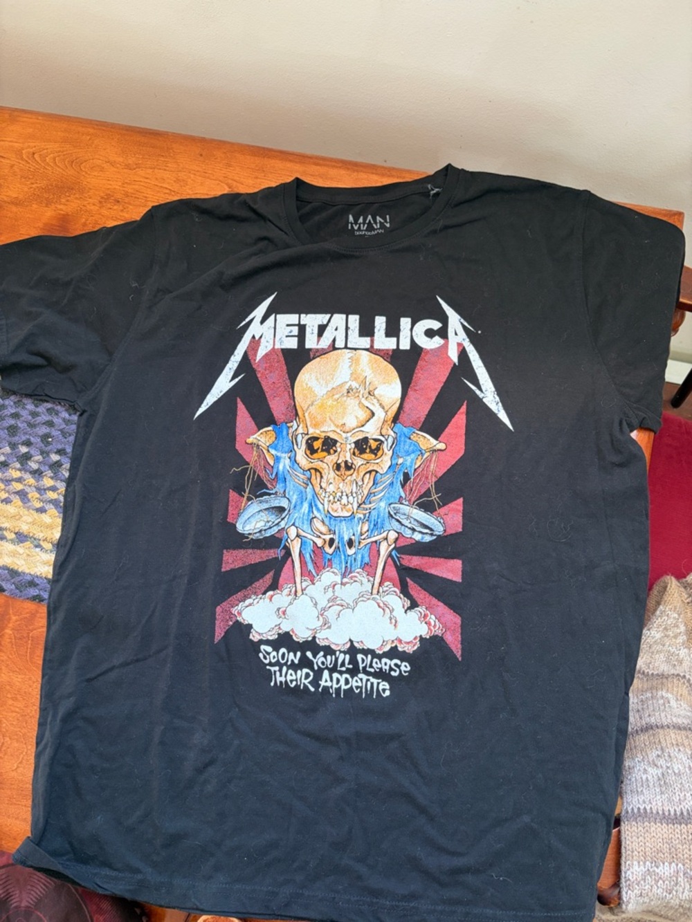Metallica Graphic Short-Sleeve Tee - “Soon You’ll Please Their Appetite”